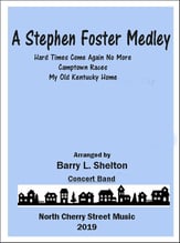 A Stephen Foster Medley Concert Band sheet music cover